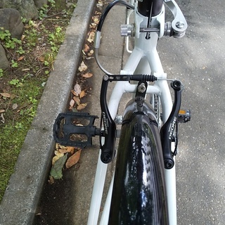 クロスバイク 外装6段変速 白色