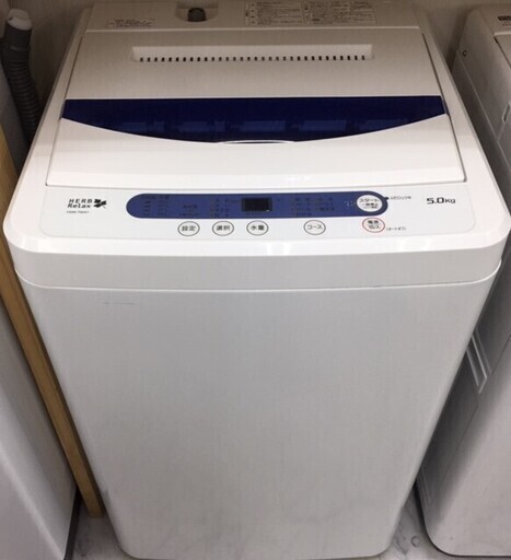 ヤマダ電機 5ｋ 洗濯機 YWM-T50A1 2017年 J011