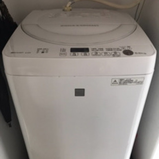 SHARPシャープ全自動洗濯機 ES-G5E3 (5.5k)白