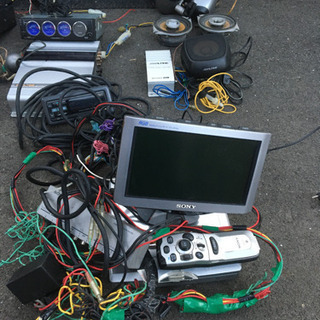 最終値下げ…売り切り。ウーファー、アンプ、スピーカーなどガレージ 