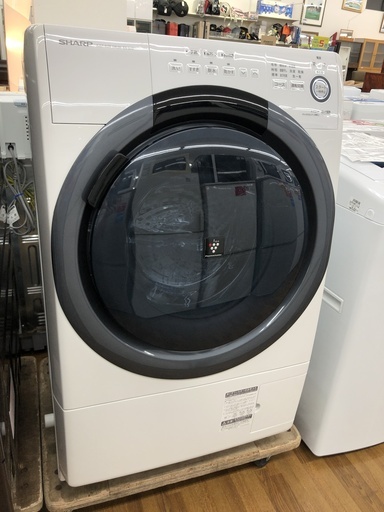 安心の12ヶ月保証付き 2019年 7kg ドラム式洗濯機 SHARP(シャープ) ES-S7D-WR