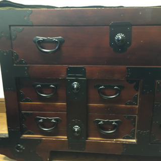 古民具　カラクリ引き出し　中古　引取限定