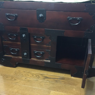 古民具　カラクリ引き出し　中古　引取限定