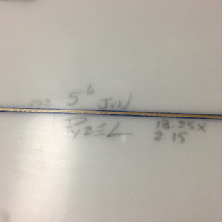 値下げ！パイゼルサーフボード中古 jjf SLAB-2.0   5.6