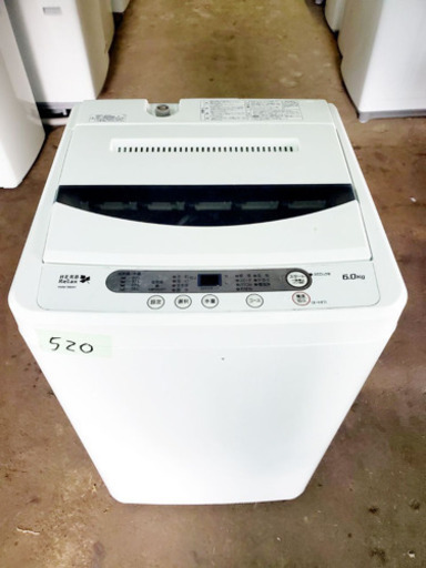 ①高年式‼️520番 YAMADA✨全自動電気洗濯機✨YWM-T60A1‼️