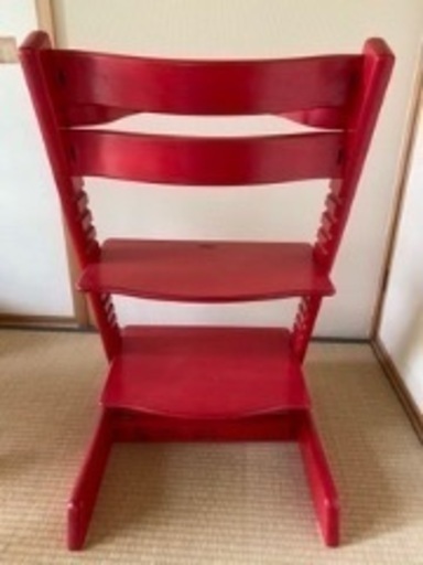 ✩良品✩ STOKKE トリップトラップ 赤 シリアル3 2脚セット STOKKEトリップトラップ・赤 ストッケ トリップトラップ レッド