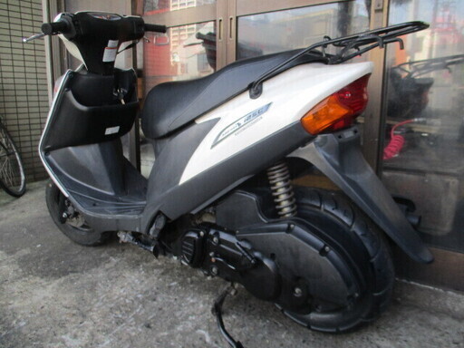 スズキ アドレスV125G ホワイト エンジン機関良好 各所点検整備済み