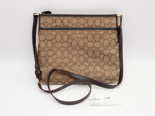 《COACH/シグネチャー ショルダーバッグ》SランクF299601MC7C 新品、未使用品