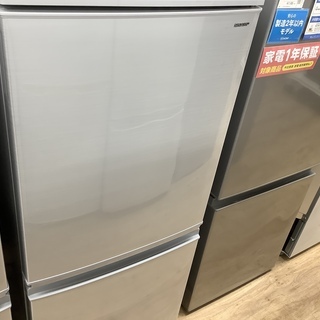 安心の1年返金保証付！SHARPのSJ-D14D-S　2ドア冷蔵庫です！ 安心の1年返金保証付！SHARPのSJ-D14D-S 2ドア冷蔵庫です！