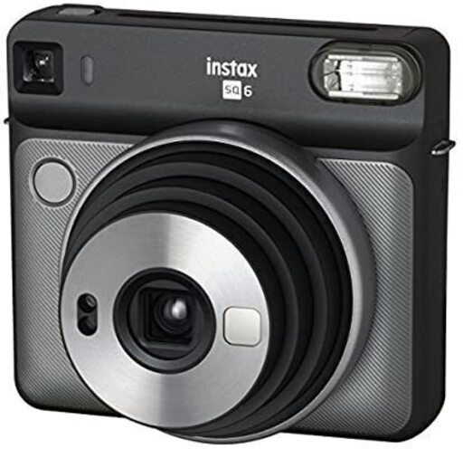 【苫小牧バナナ】開封未使用品 富士フイルム/FUJIFILM インスタントカメラ 『チェキ』 instax SQUARE SQ6 グラファイトグレー♪