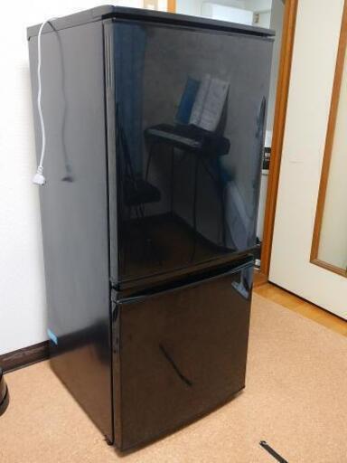 SHARP 2ドア冷凍冷蔵庫 SJ-14Y-B