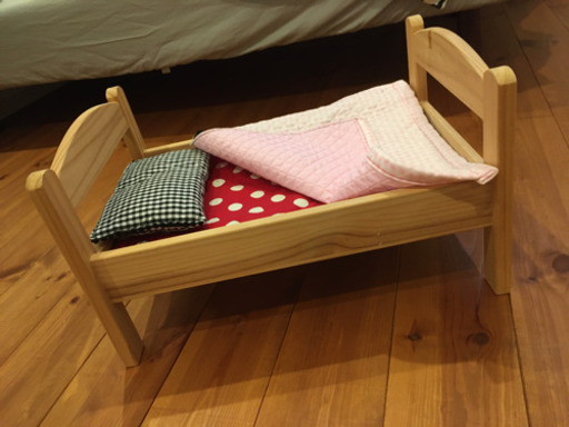 Ikeaの人形用ベッドお布団付き がーひー 新百合ヶ丘のおもちゃ ぬいぐるみ の中古あげます 譲ります ジモティーで不用品の処分