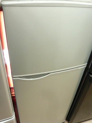 西岡店 冷蔵庫 118L 2017年製 2ドア シャープ SHARP シルバー 100Lクラス SJ-H12B-S