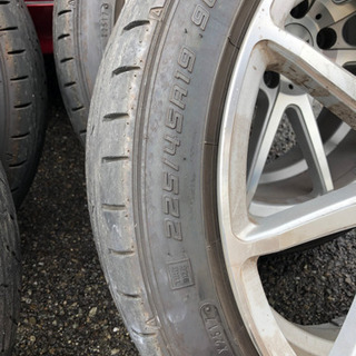 ハイペリオン　逆反り　19インチ　タイヤ溝バリ山　8.5J 45 週末限定値下げ