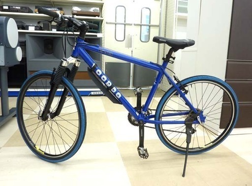 札幌市/清田区 VOODOO/ヴゥードゥー マウンテンバイク BANTU ブルー 24段(3×8段変速) 26インチ バントゥ 自転車