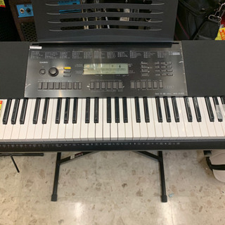 CASIO カシオ WK-245 電子キーボード スタンド、譜面台付 J34