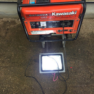 （購入者さまが決まりました）実働❗️カワサキ発電機❗️