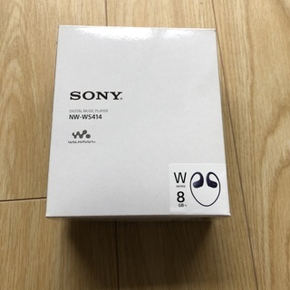 SONYのミュージックプレイヤ「NW-WS414（ブラック・8GB）」