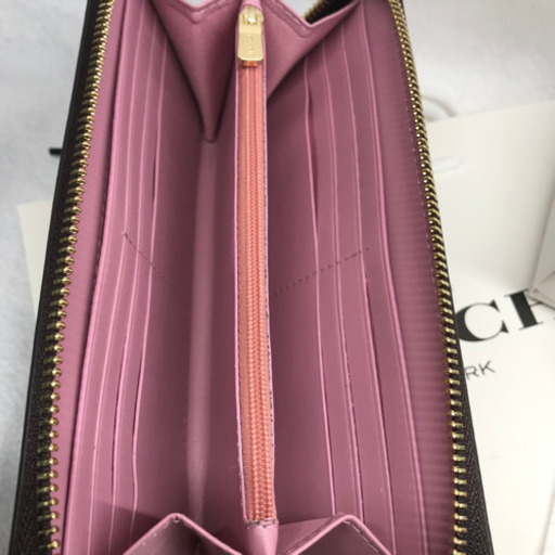 大幅値下げ 新品未使用 Coach コーチ 長財布 花柄 ブラウン 鑑定済み Nishikata 大通のバッグ その他 の中古あげます 譲ります ジモティーで不用品の処分