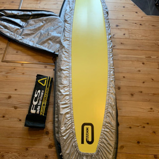 サーフボード　ロング　中古　ケース　車載ラック付き　初心者向き