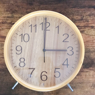 【美品】木製時計