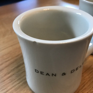 DEAN & DELUCA ペア マグカップ 欠けあり