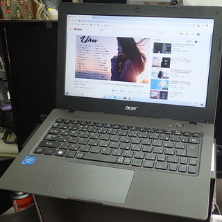札幌 ACER ネットブック ノートパソコン AO1-131-F12N/KF CPU N3050 メモリ2GB ストレージ32GB 中古現状渡し