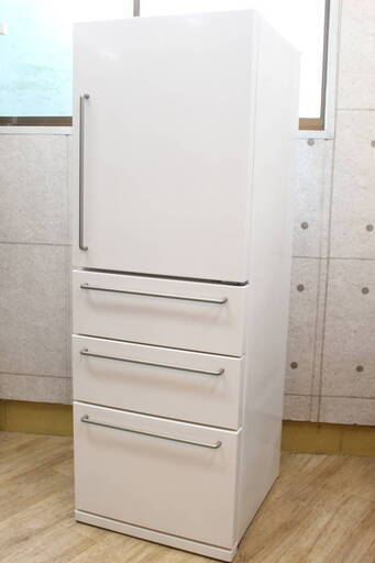 *R365)【美品】無印良品 MUJI 4ドア冷凍冷蔵庫 MJ-R36A-2 355L 2018年製 右開き ホワイト シンプルデザイン