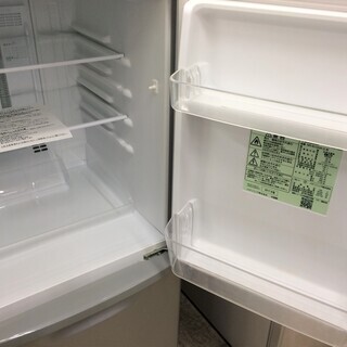 J324 3か月保証付き！Panasonic パナソニック 2ドア 冷凍冷蔵庫 シルバー NR-B14AW 138L 2017年製 クリーニング 動作確認済み J324 3か月保証付き！Panasonic パナソニック 2ドア 冷凍冷蔵庫