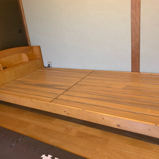【お値下げ】木製ベッド