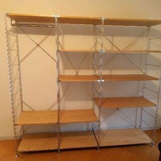 （終了）無印良品 ユニットシェルフ（天板 オーク材）