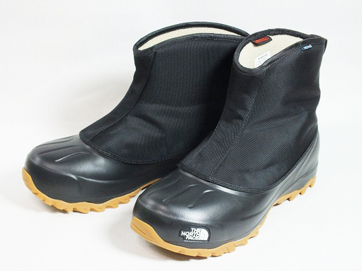 【苫小牧バナナ】未使用品 THE NORTH FACE スノーショットプルオン ショートブーツ 26cm ユニセックス　スノーブーツ ブラック♪