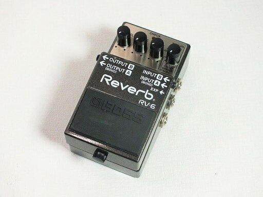 【苫小牧バナナ】BOSS/ボス ギター用エフェクター リバーブ RV-6 高音質リバーブ・ペダル 動作OK♪