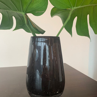 黒い花瓶