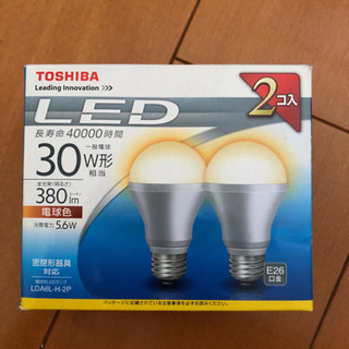 LED電球　2ケ入り×1箱　③