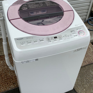 洗濯機 SHARP 2018年 7㎏洗い 2人～3人 ES-GV...