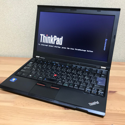 【取引完了】初期設定済　Windows10Pro搭載　快速SSD\u0026HDDのデュアルストレージ仕様　Lenovo ThinkPad X220