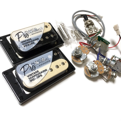 Epiphone Alnico Classic Proゼブラ配線済ハーネスセット