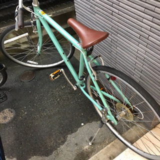 【お譲り先様決定しました】前後タイヤパンク,サビている自転車です