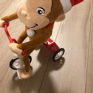 お値下げ！美品▼おさるのジョージ サイクリング おもちゃ 自走 - 泉南市
