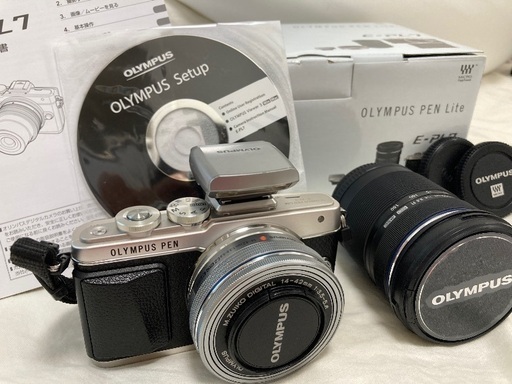 (値下げ)OLYMPUS PEN Lite E-PL7 ダブルズームレンズキット