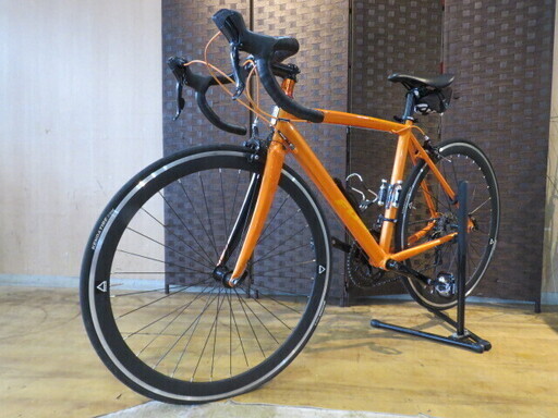 □FUJI ROUBAIX CUSTOM フジ ルーべ カスタム 18速 オレンジ アルミ