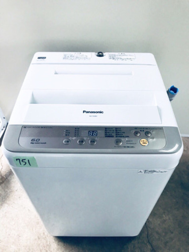 高年式‼️751番 Panasonic✨全自動電気洗濯機✨NA-F60B9‼️