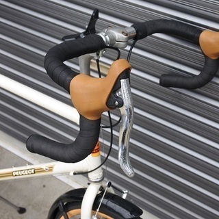 人気の【ミニベロ】プジョー【PEUGIOT】ブレーキ・チェーン・タイヤ・ディレーラー類ほか多数部品新品交換済み
