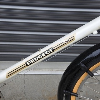 人気の【ミニベロ】プジョー【PEUGIOT】ブレーキ・チェーン・タイヤ・ディレーラー類ほか多数部品新品交換済み