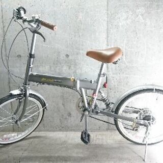 折り畳み自転車中古 NaturalSeason 外装6段変速 サスペンション付き