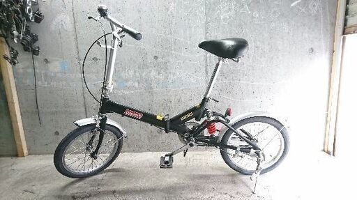 自転車中古 折りたたみ Coleman 前後タイヤチューブ新品 サスペンション付き タイヤ16インチ キャンプ等 パパさん 札幌の折りたたみ自転車 の中古あげます 譲ります ジモティーで不用品の処分