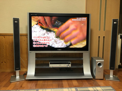 パナソニックプラズマテレビ　ビエラ　50型専用スタンドオーディオシステム付き