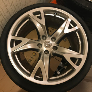 z34 純正 ホイール  (19インチ 10j+30)×4本 タイヤ付き