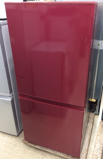 J326 2か月保証付き！AQUA アクア 2ドア 冷凍冷蔵庫 ルージュ AQR-16E(R) 157L 2016年製 クリーニング 動作確認済み